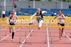 Womens  under-20s 110 metres hurdles, Northern Senior and Under-20s Track and Field Champs., Manchester. Photo: David T. Hewitson/Sports for All Pics